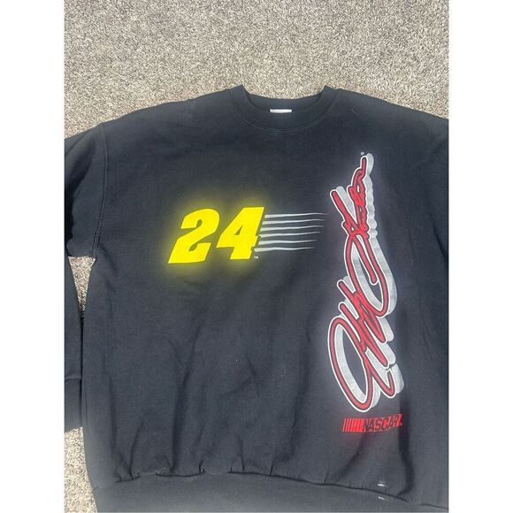 Vintage NASCAR 1997 Jeff Gordon 24 Dupont Racing Crewneck Sweatshirt Pullover XL - Picture 12 of 12